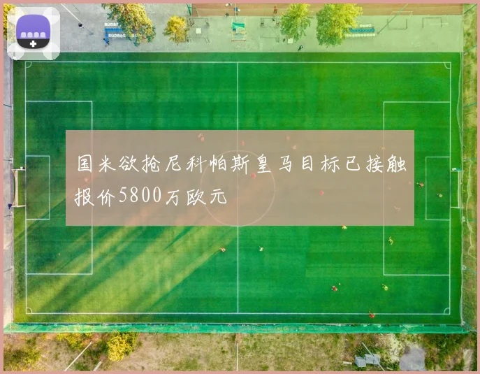 国米欲抢尼科帕斯皇马目标已接触报价5800万欧元