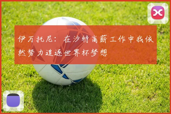 伊万托尼：在沙特高薪工作中我依然努力追逐世界杯梦想